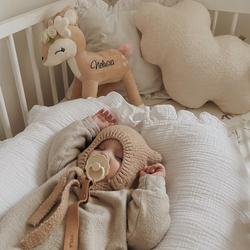 Pluszowa Sarenka z kremowym wianuszkiem - Duża