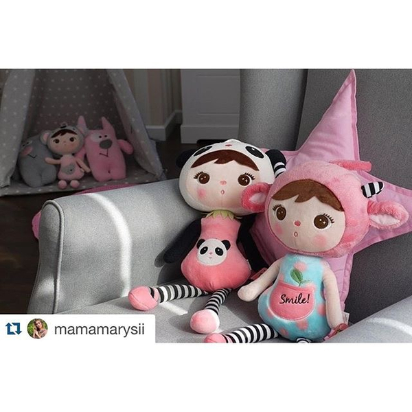 Lalka Metoo Smile mięta 50cm