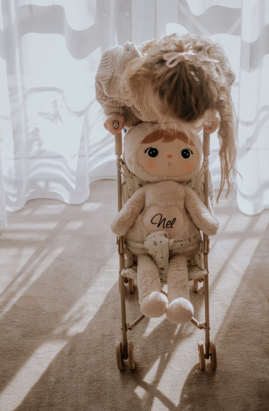 Jasno Beżowy Królik 70 cm - Lalka Metoo