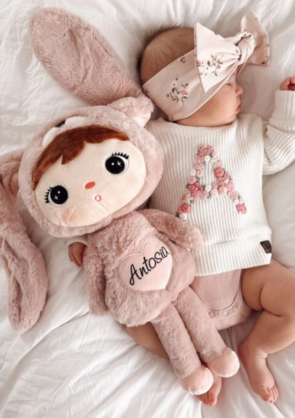 Różowy Królik  46cm Metoo