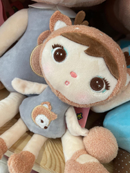 Lalka Metoo Mini Szary Jelonek 22cm