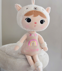 Beżowa Alpaka 48cm Metoo