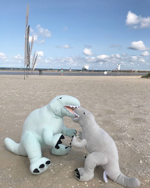 Miętowy Dinozaur pluszowy- Tyrannosaurus Rex- Melootka- Rozmiar M