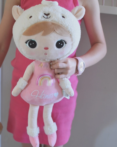 Różowa Alpaka 48cm Metoo