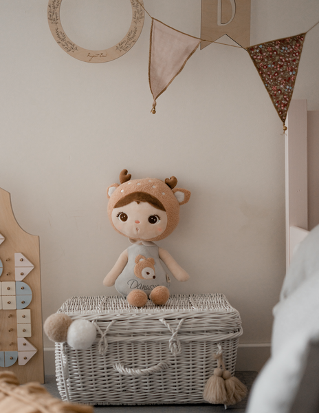 Lalka Metoo szary jelonek 50cm