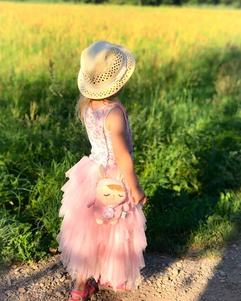 Torebeczka- Lalka Metoo w różowej sukience