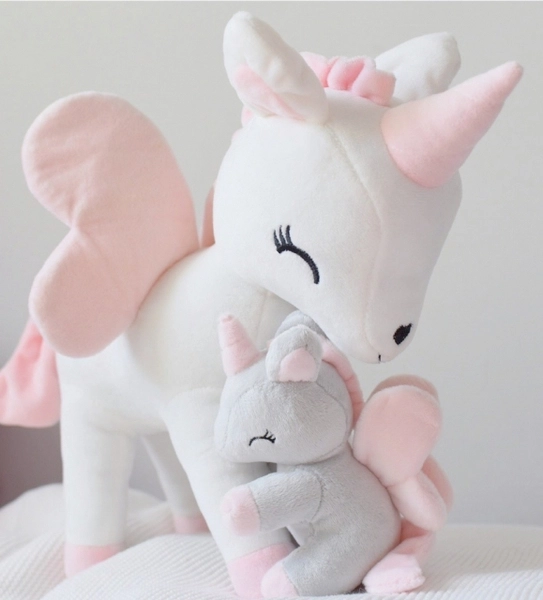 Jednorożec szaro-różowy rozmiar S