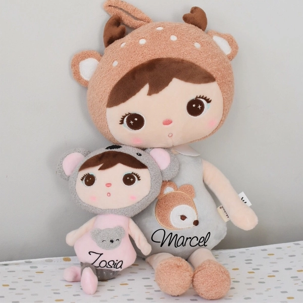 Lalka Metoo szary jelonek 50cm PAK 10 SZT