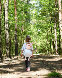 Szary Plecak Angela z uszkami Metoo