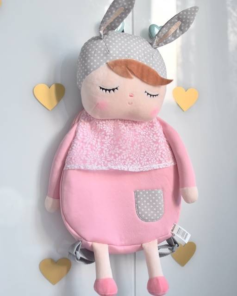 Różowy Plecak z uszkami Metoo