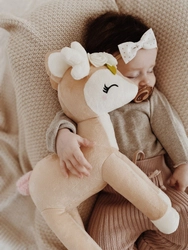 Pluszowa Sarenka z kremowym wianuszkiem - Duża