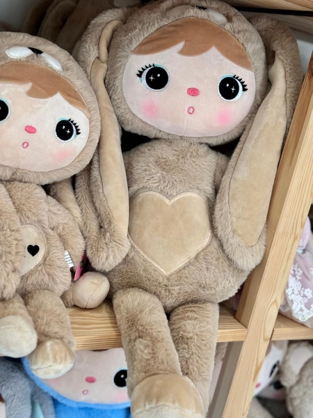 Beżowy Królik 70 cm - Lalka Metoo