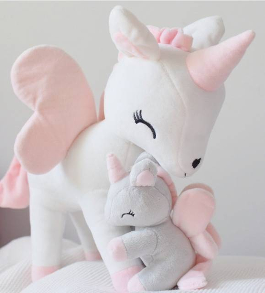 Jednorożec szaro-różowy rozmiar S