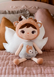 Lalka Metoo szary jelonek 50cm