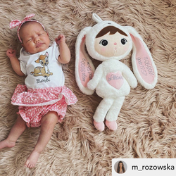 Biały Królik 50cm Metoo