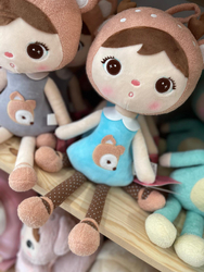 Lalka Metoo Niebieski Jelonek 50cm