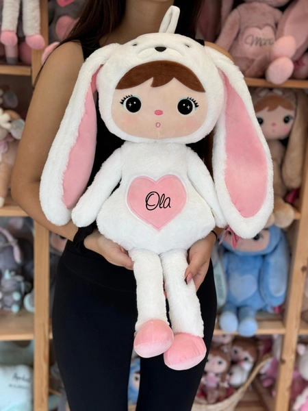 Biały Królik 70cm Metoo