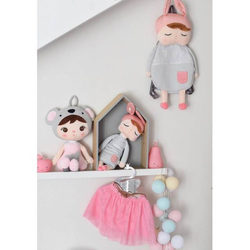 Szary Plecak Angela z uszkami Metoo