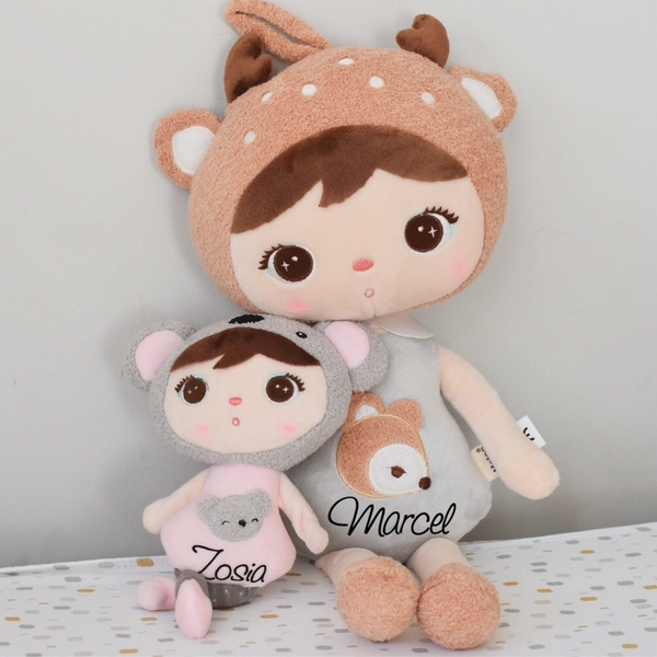 Lalka Metoo szary jelonek 50cm PAK 10 SZT