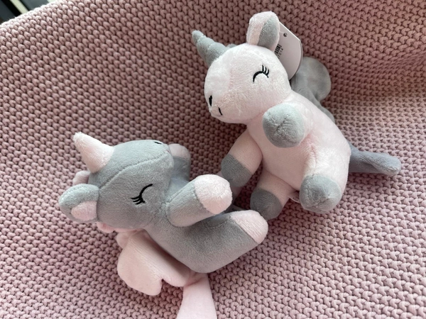 Jednorożec szaro-różowy rozmiar S