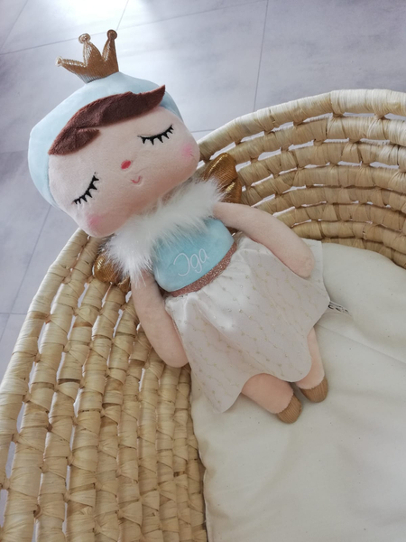 Lalka Metoo Aniołek z koroną