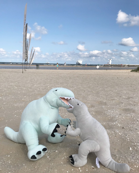 Miętowy Dinozaur pluszowy- Tyrannosaurus Rex- Melootka- Rozmiar L