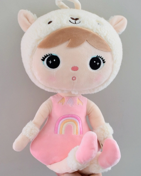 Różowa Alpaka 48cm Metoo