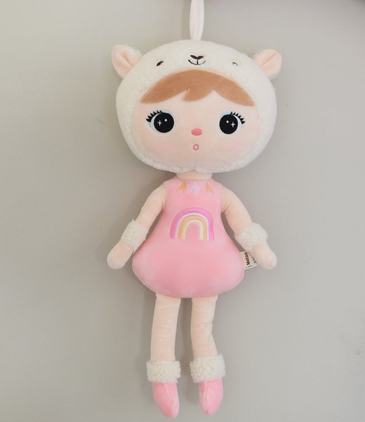 Różowa Alpaka 48cm Metoo