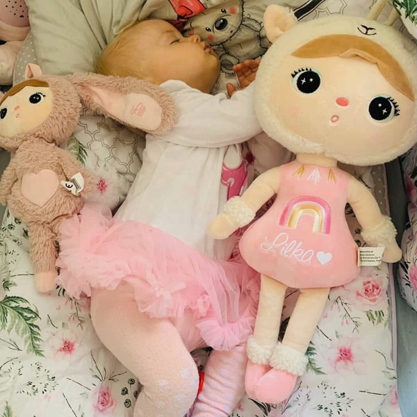 Różowa Alpaka 48cm Metoo