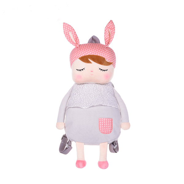 Szary Plecak Angela z uszkami Metoo