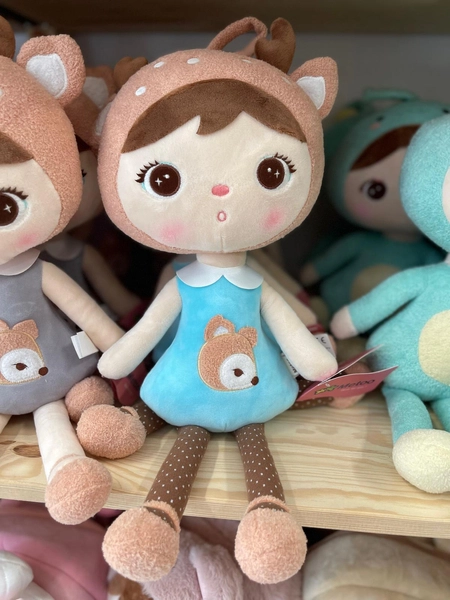 Lalka Metoo Niebieski Jelonek 50cm