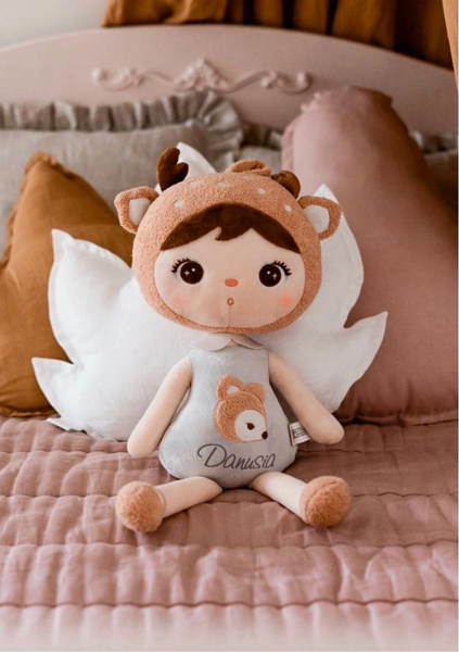 Lalka Metoo szary jelonek 50cm