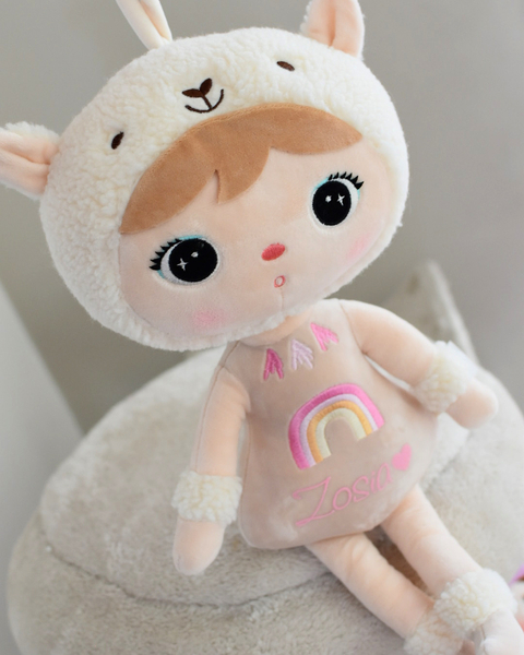 Beżowa Alpaka 48cm Metoo