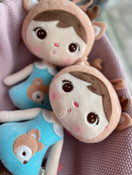 Lalka Metoo Niebieski Jelonek 50cm