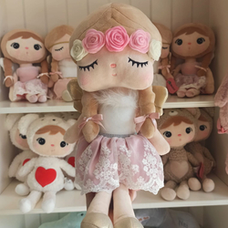 Lalka Metoo z kolorowym wianuszkiem 48cm