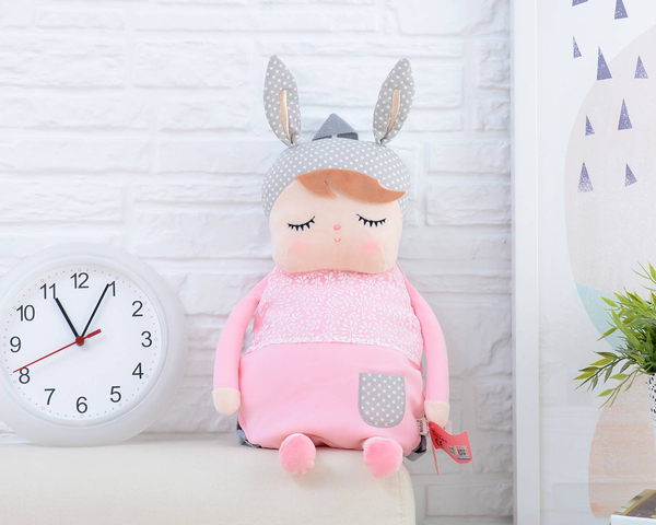 Różowy Plecak z uszkami Metoo