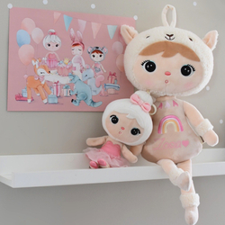 Beżowa Alpaka 48cm Metoo