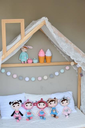 Lalka Metoo Niebieski Jelonek 50cm