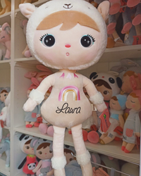 Beżowa Alpaka 48cm Metoo