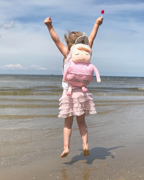 Różowy Plecak z uszkami Metoo