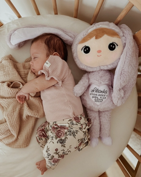 Liliowy Królik 50cm Metoo