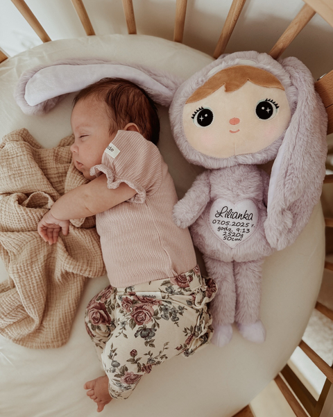 Liliowy Królik 50cm Metoo