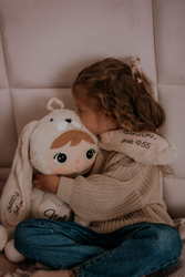 Jasno Beżowy Królik 70 cm - Lalka Metoo