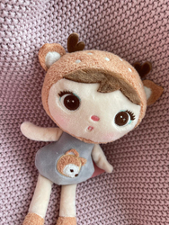 Lalka Metoo Mini Szary Jelonek 22cm