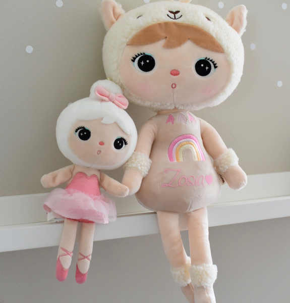 Beżowa Alpaka 48cm Metoo