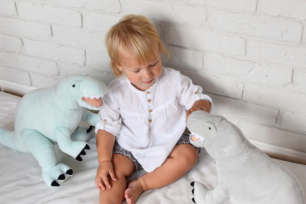 Szary Dinozaur pluszowy- Tyrannosaurus Rex- Melootka- Rozmiar L