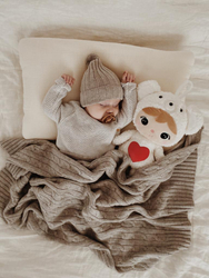 Miś Polarny z serduszkiem 46cm