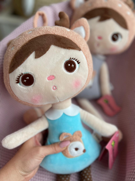 Lalka Metoo Niebieski Jelonek 50cm