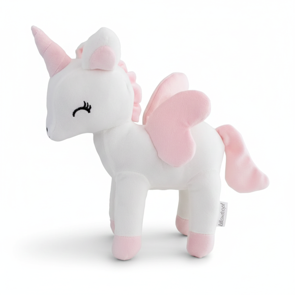 Pluszowy Jednorożec M- Ecru- Melootka