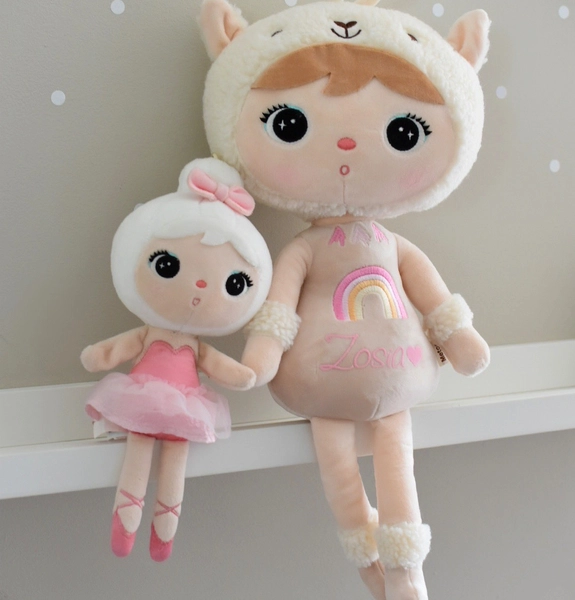 Beżowa Alpaka 48cm Metoo